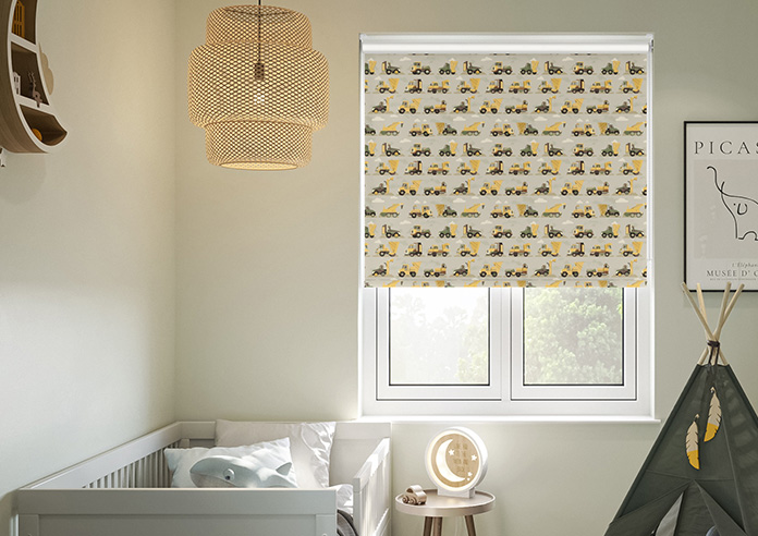 Construction Crew, Tarmac - Roller Blind - Image 3